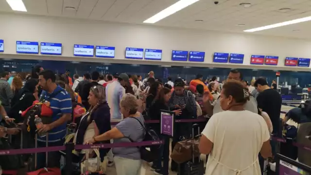 Se registró gran movilización de pasajeros en el aeropuerto de Mérida