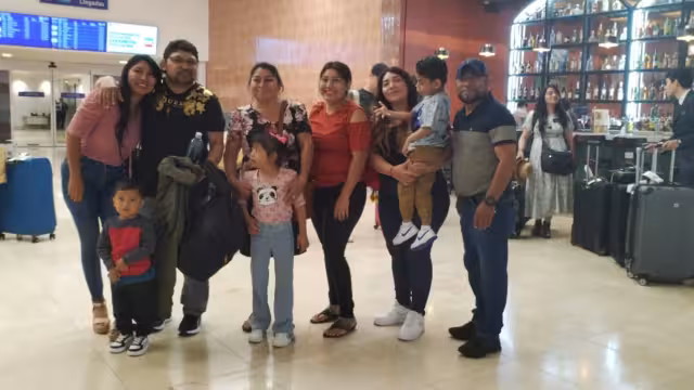 Otro reencuentro fue el de Martín Cauich Sulub, originario de Kancab, comisaría de Tekax, quien vivió en San Francisco por siete años