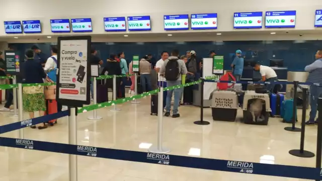 El vuelo de VivaAerobus fue el más retrasado en el aeropuerto de Mérida