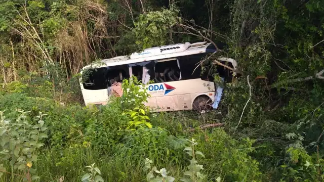 Se desconoce el paradero del chofer del autobús
