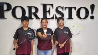 Renace el bádminton en Yucatán: Luka y Santiago lo llevarán a la Olimpiada Nacional en Jalisco