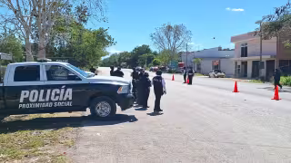 Instalan filtro de revisión por reporte de una presunta balacera en Limones