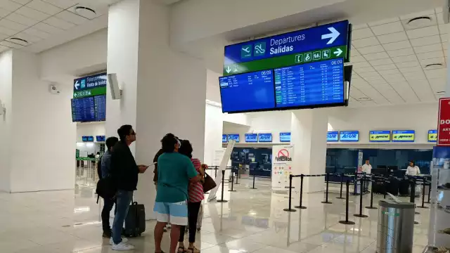 La afluencia de pasajeros se mantiene regular en el aeropuerto de Mérida