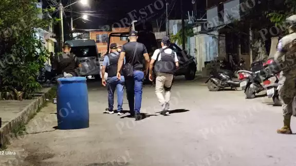 Elementos de la Policía de Investigación y la SEDENA realizaron el operativo