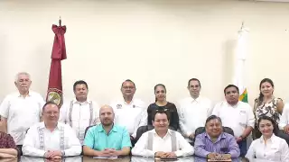 El delegado Joaquín Díaz Mena fue el invitado de honor en la toma de protesta del nuevo Comité de Vinculación Sectorial de la SEP