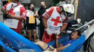 El lesionado no quiso acudir a un centro médico y pidió quedarse en su domicilio