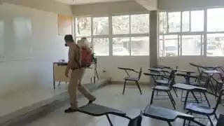 Los alumnos del Cetis 82 de Champotón aseguran que aún hay garrapatas en dos aulas a pesar de que realizaron fumigación