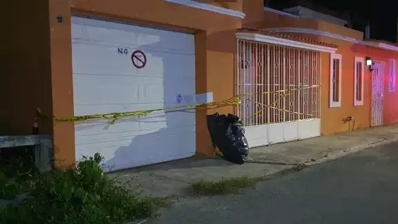 La vivienda de donde salió malherido fue asegurada por la Policía de Investigación La vivienda de donde salió malherido fue asegurada por la Policía de Investigación