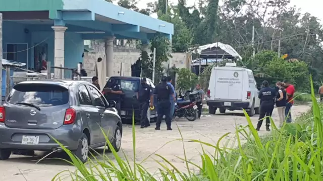 Servicios Periciales de la FGE Quintana Roo acudieron para realizar el levantamiento del cuerpo del abuelito en Cozumel