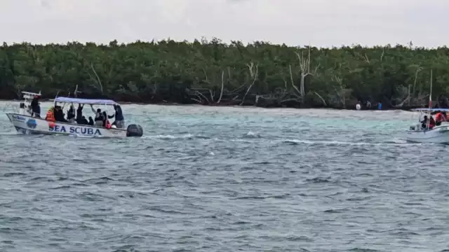 La embarcación 'Bucéfalos' se hundió en Playa Palancar en Cozumel y dejó como saldo una persona muerta