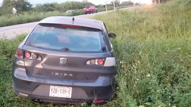 El conductor resultó ileso del accidente