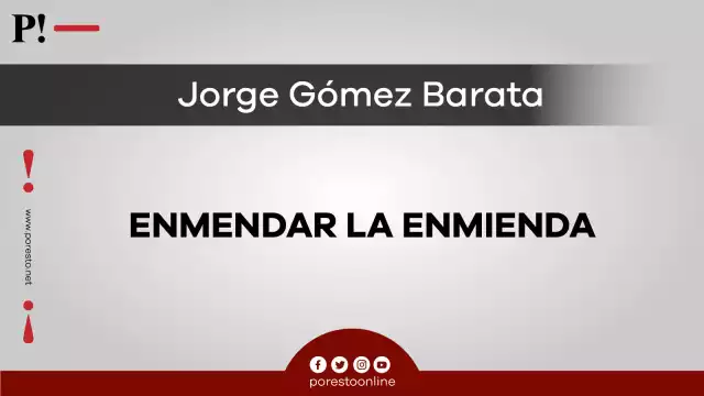 Enmendar la enmienda