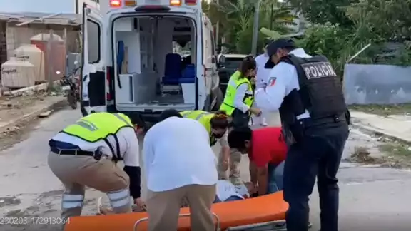 La mujer presentó probables fracturas La mujer presentó probables fracturas