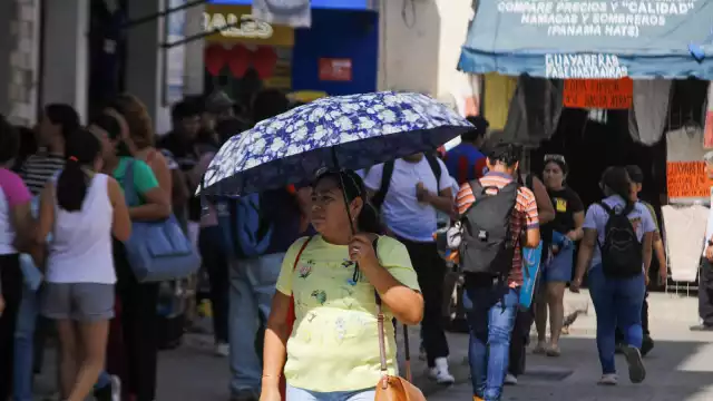 Las lluvias serán por la tarde de este lunes en Yucatán