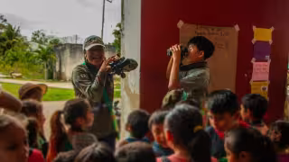 Promueven identidad  y saberes mayas con  “pajareada” en Kimbilá