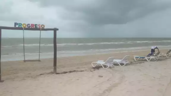 Se registró baja presencia de turistas en Progreso este sábado