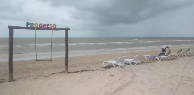 Se registró baja presencia de turistas en Progreso este sábado