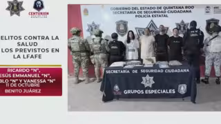 Detienen a 188 personas y aseguran casi 90 mil dosis de droga en Quintana Roo