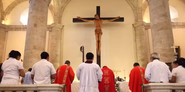 La misa se realizó en honor a Santa Eulalia