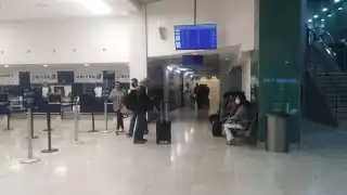 A las 5:00 horas arribó el vuelo de Monterrey a la ciudad de Mérida