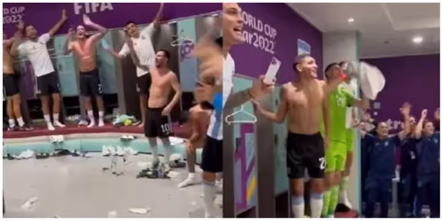El triunfo 2-0 ante México en Qatar 2022 le dio un empujón al combinado albiceleste, que se desahogó en el vestuario