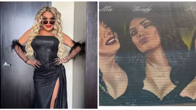 Familia llegó a León a comprar algunos zapatos, pero su meta era conocer el mural de Wendy Guevara