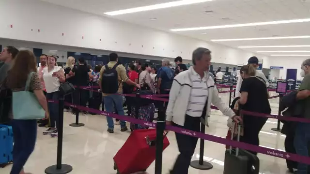 Un vuelo fue cancelado este jueves