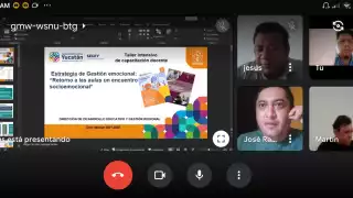 La capacitación se realizó de manera virtual