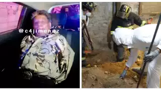 Andrés "N" al momento de su detención