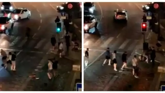 Pelea entre seguidores del Manchester City y Chelsea