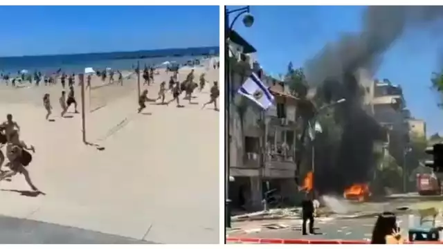 Ataque con cohetes en Israel