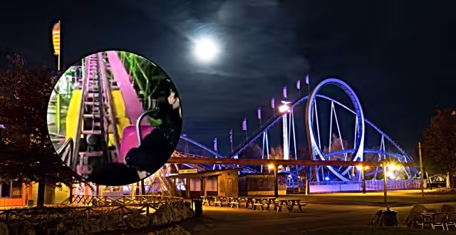 La cadena de la montaña rusa se rompió cuando se encontraba en funcionamiento