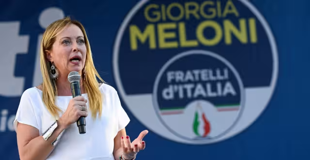 Giorgia Meloni es una fuerte contendiente para el cargo de Primer Ministro de Italia