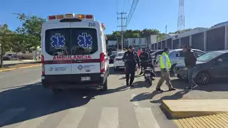 Motociclista lesionado tras choque por alcance en Campeche