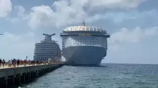 El barco más grande del mundo viaja con casi siete mil personas a bordo