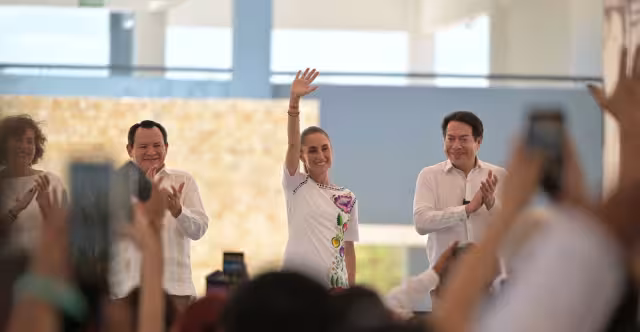 Sheinbaum llama a jóvenes de Yucatán a aprovechar universidad gratuita en Kanasín