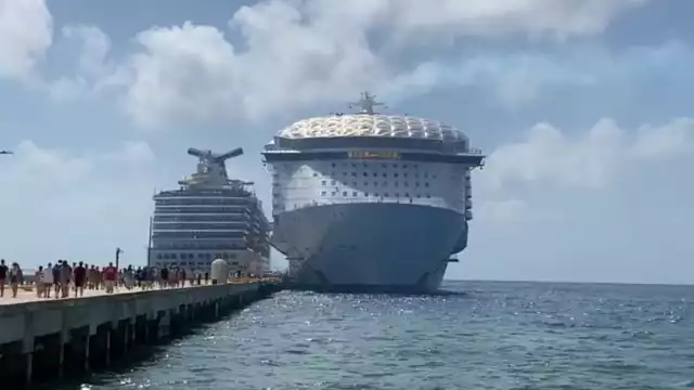 El barco más grande del mundo viaja con casi siete mil personas a bordo