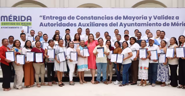 Son 47 comisarios electos de Mérida
