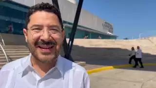 Marti Batres llegó desde temprana hora a Campeche