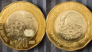 Moneda conmemorativa de la Fundación Lunar de Tenochtitlán se vende en 900 mil pesos ¿La tienes?