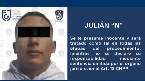 Vocero de la Fiscalía capitalina dio a conocer la detención de Edgar "N" alias "El Gohan", integrante de 'Los Israelitas' Vocero de la Fiscalía capitalina dio a conocer la detención de Edgar "N" alias "El Gohan", integrante de 'Los Israelitas'