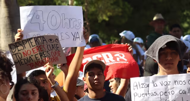 Jóvenes lideraron las protestas en Mérida