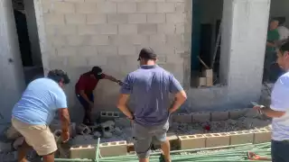 Clausuran obra de una banqueta en acceso a playa de Chicxulub Puerto