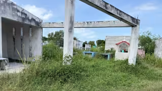 Maleza invade accesos y bóvedas del cementerio “La Cruz” en Champotón