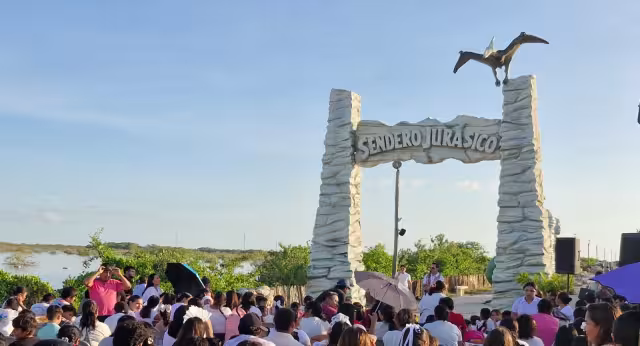 El Sendero Jurásico de Progreso festeja con gran algarabía 4 años de abrir sus puertas al público