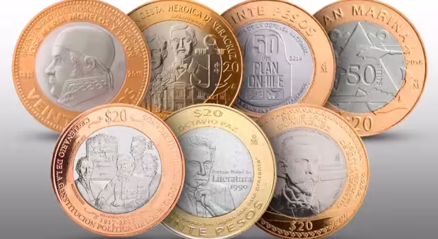 Monedas conmemorativas en México