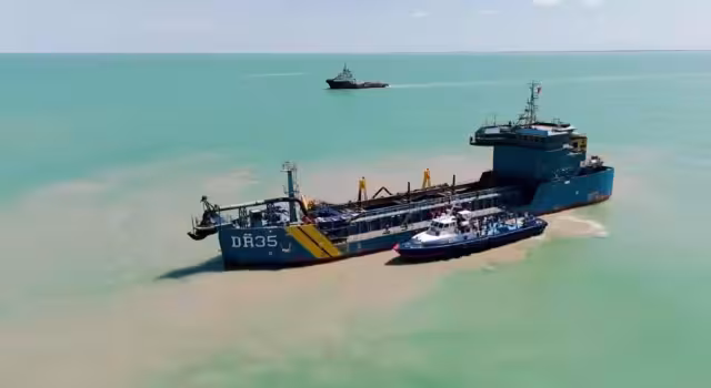 Obras en el Espigón Norte buscan frenar circulación de arena y materiales