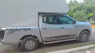 Vecino de Escárcega frustran robo de camioneta en la Héctor Pérez Martínez