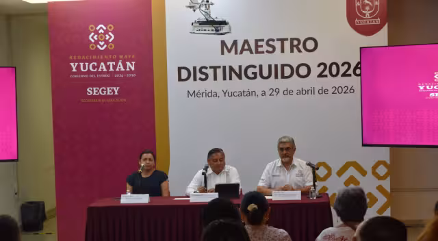 Dan a conocer al ganador del Maestro Distinguido 2026 en Yucatán