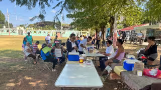 Instalan módulos itinerantes para prevenir el sarampión en comunidades rurales de Yucatán